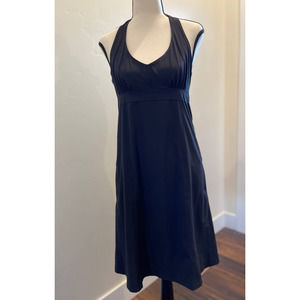 Athleta Black Halter Athletic Dress Black Size 6
